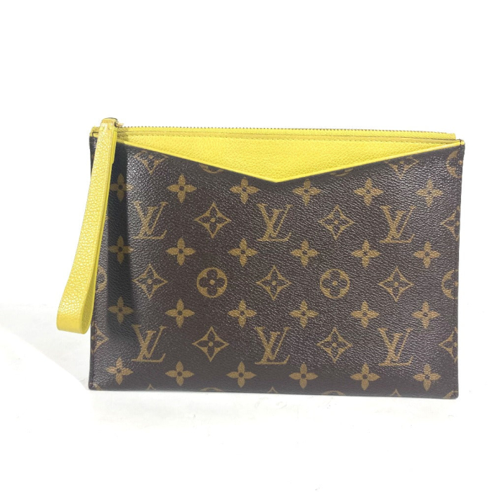 LOUIS VUITTON Clutch bag M60676„ÄÄ Monogram canvas Brown Monogram Pochet