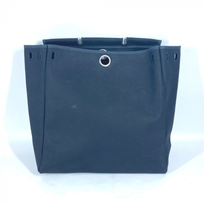 HERMES Shoulder Bag canvas black Herbag spare bag only