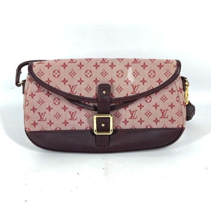 LOUIS VUITTON Shoulder Bag M92691 Monogram mini canvas Red Monogram mi