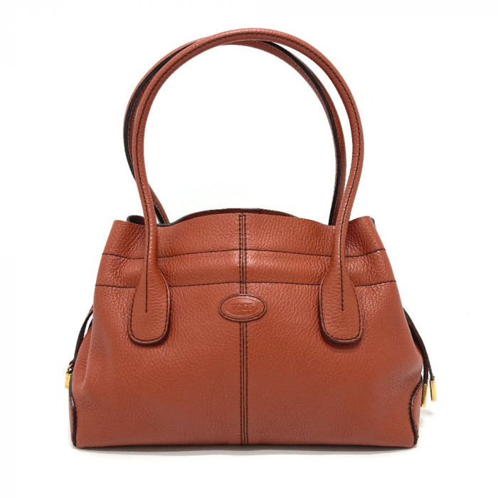 TOD‚ÄôS Tote Bag leather Brown logo