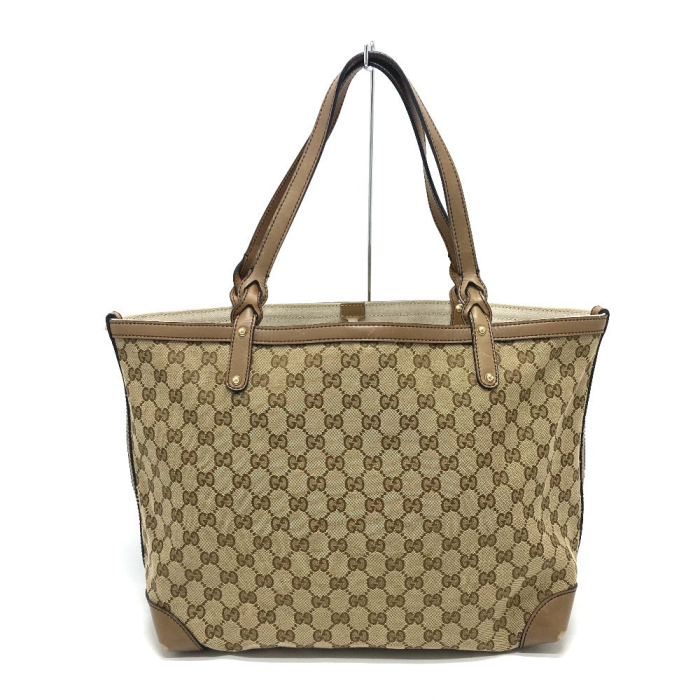 GUCCI Tote Bag 247209 GG canvas Beige x Brand GG canvas
