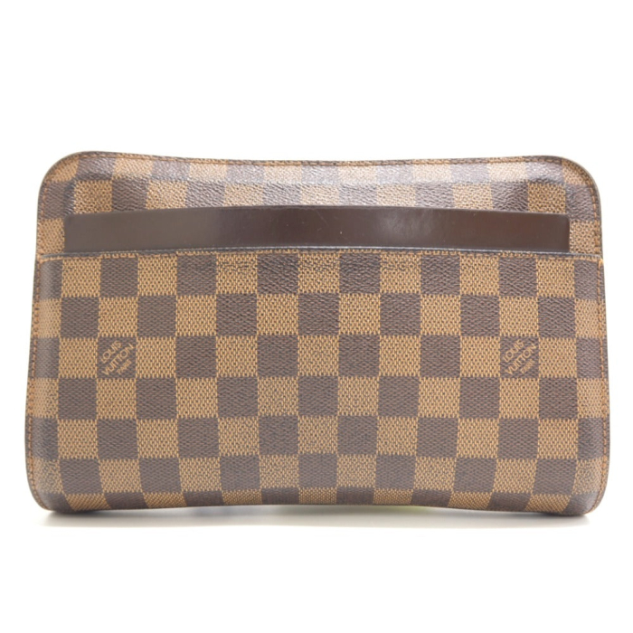 LOUIS VUITTON business bag N51993 leather Brown Clutch bag Damier Sain