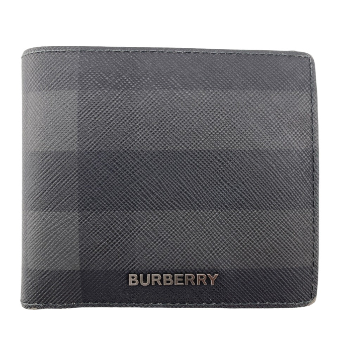 THOMAS BURBERRY Bifold Wallet 8056707 leather black