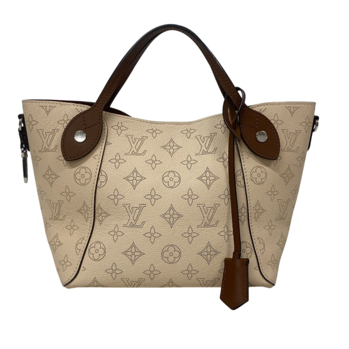 LOUIS VUITTON Handbag M51950 Monogram Mahina white Mahina Hina PM