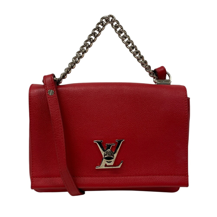 LOUIS VUITTON Shoulder Bag M51202 leather Red LV logo Rock Me 2 BB