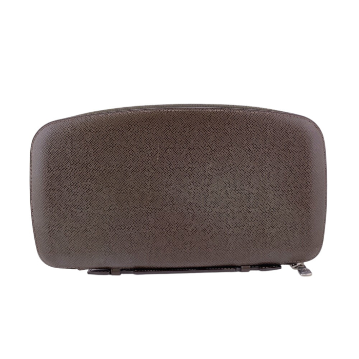 LOUIS VUITTON Long Wallet Purse M30658 leather Brown Taiga Organizer A