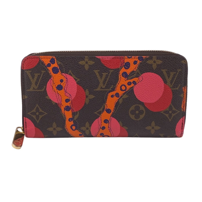 LOUIS VUITTON Long Wallet Purse M60927 leather Brown Monogram La Mage 