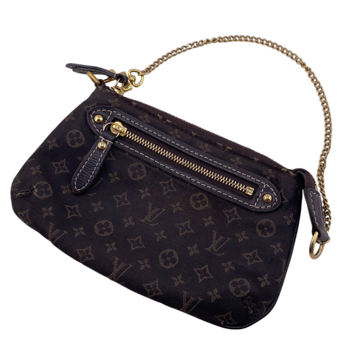 LOUIS VUITTON Pochette M95668 canvas Brown Monogram mini run Mini Poch